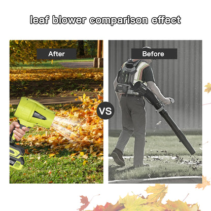 【Dealsforyoudays】Seese Turbo Jet Blower,Leaf Blower, Violent Turbo Fan, Pure Copper Motor,Car Drying after Wash, Handheld Snow Blower,Cordless Turbo Power Air Duster,Home Improve,Garden Mainte Holiday Gifts